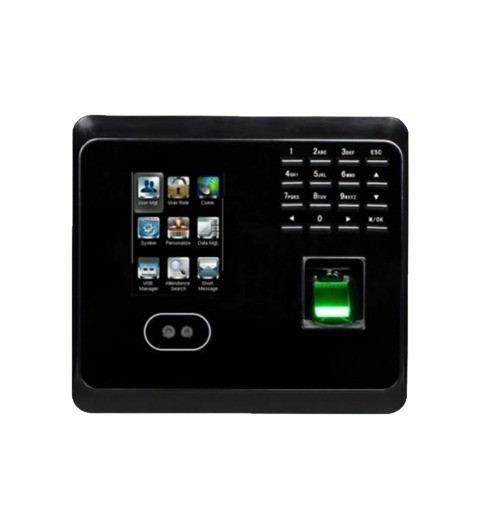 Pointeuse biométrique pour la gestion du temps et des présences par reconnaissance faciale et des empreintes digitales