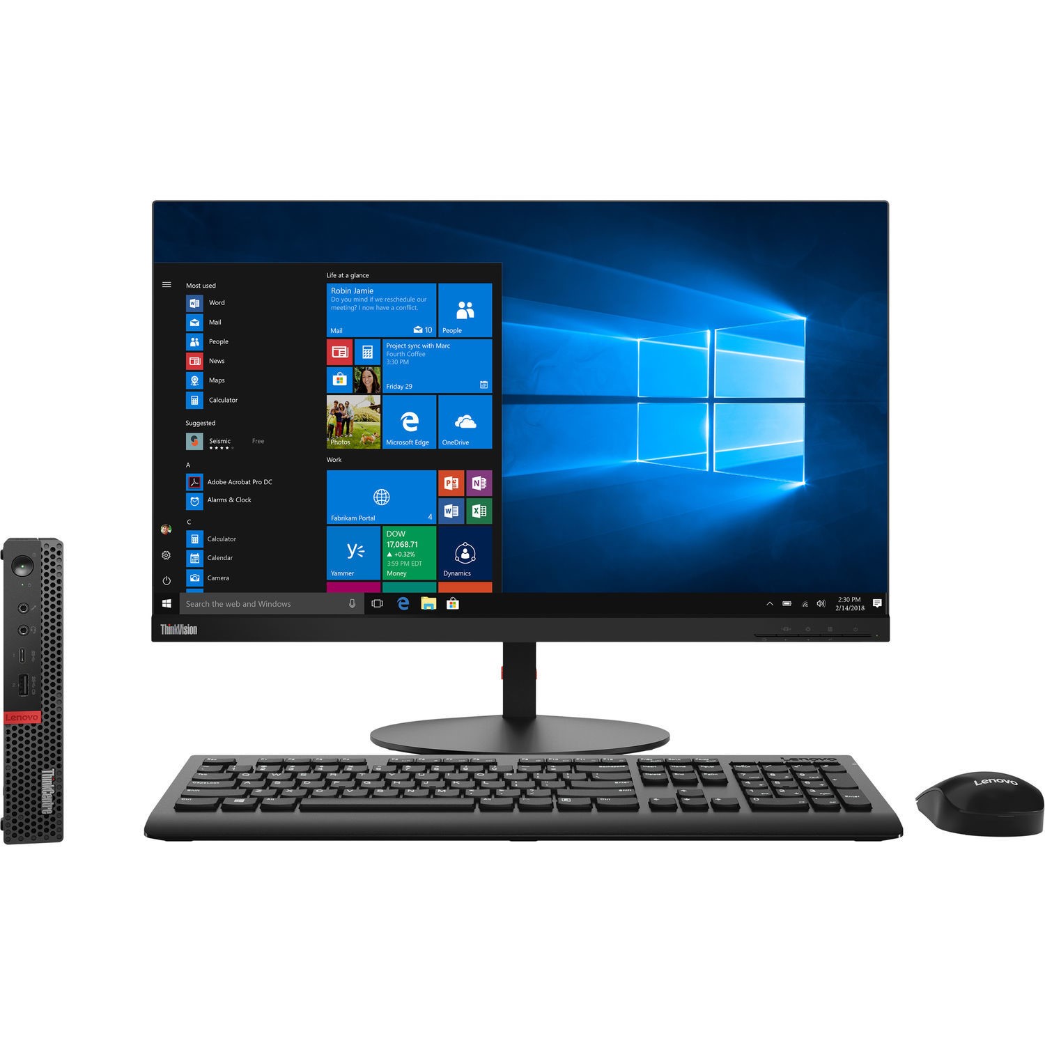 Lenovo ThinkCentre Tiny-in-One M920Q : Une solution tout-en-un puissante et compacte pour une performance optimale et une flexibilité maximale