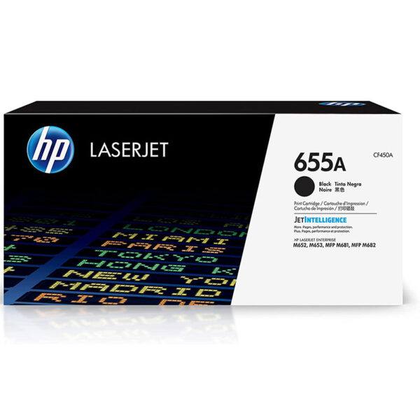 HP 655A Noir  - Toner HP LaserJet d'origine