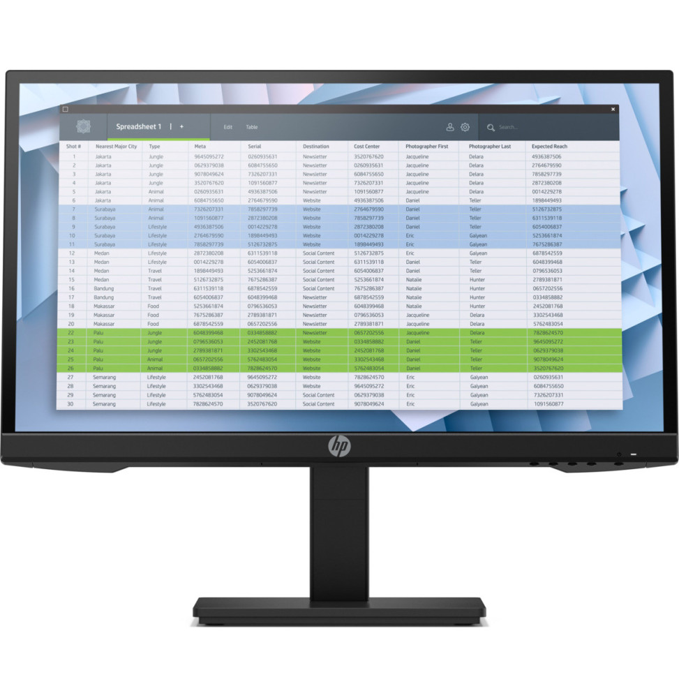 Écran 21,5" Full HD HP P22 G4