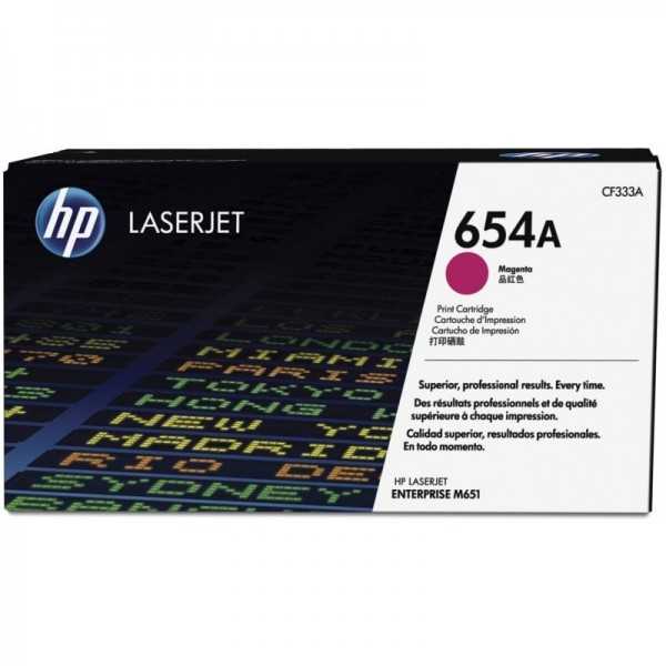HP 654A Magenta - Toner HP LaserJet d'origine