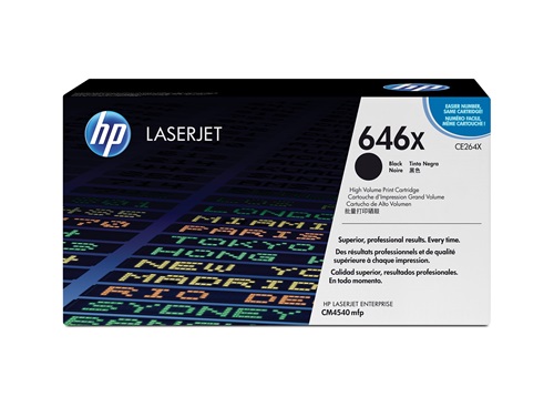 HP 646X Noir  - Toner grande capacité HP LaserJet d'origine