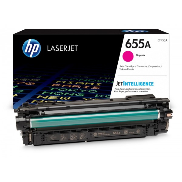 HP 655A Magenta  - Toner HP LaserJet d'origine