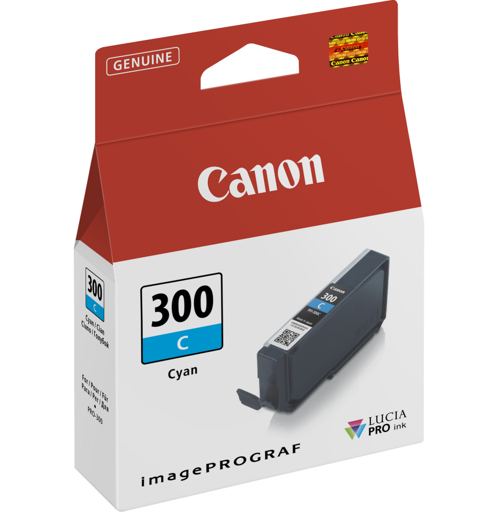 Canon PFI-300PC Cyan photo - Cartouche d'encre Canon d'origine