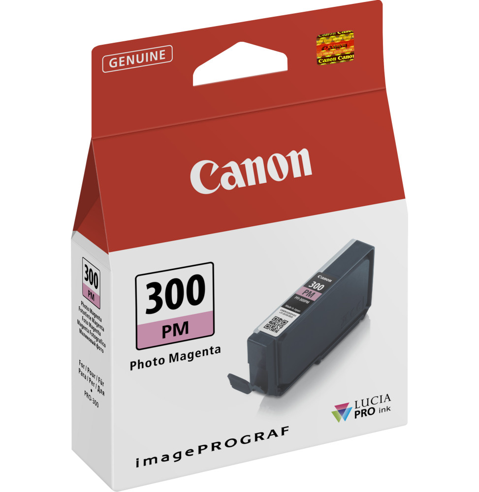 Canon PFI-300PM Magenta photo - Cartouche d'encre Canon d'origine