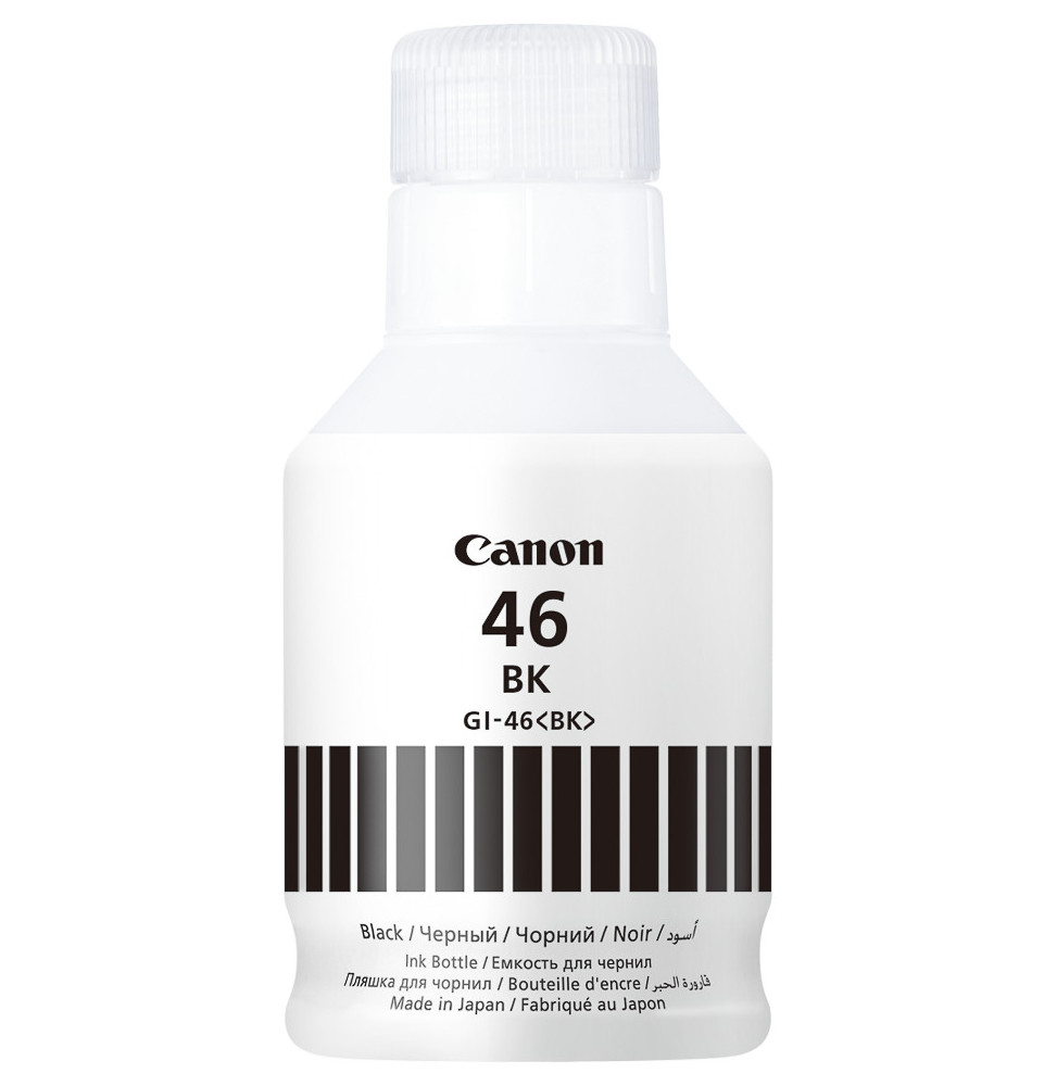Canon GI-46PGBK Noir - Bouteille d'encre Canon d'origine