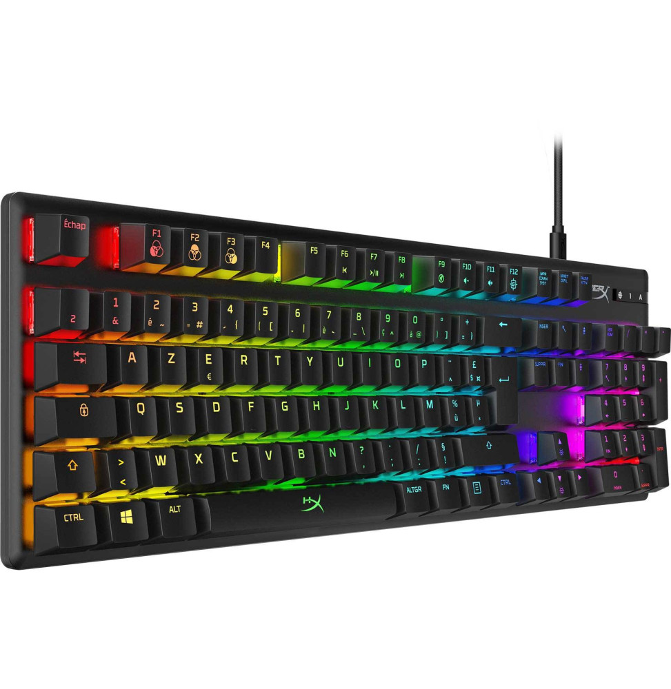 Clavier de jeu mécanique HyperX Alloy Origins HX-KB6RDX-FR AZERTY