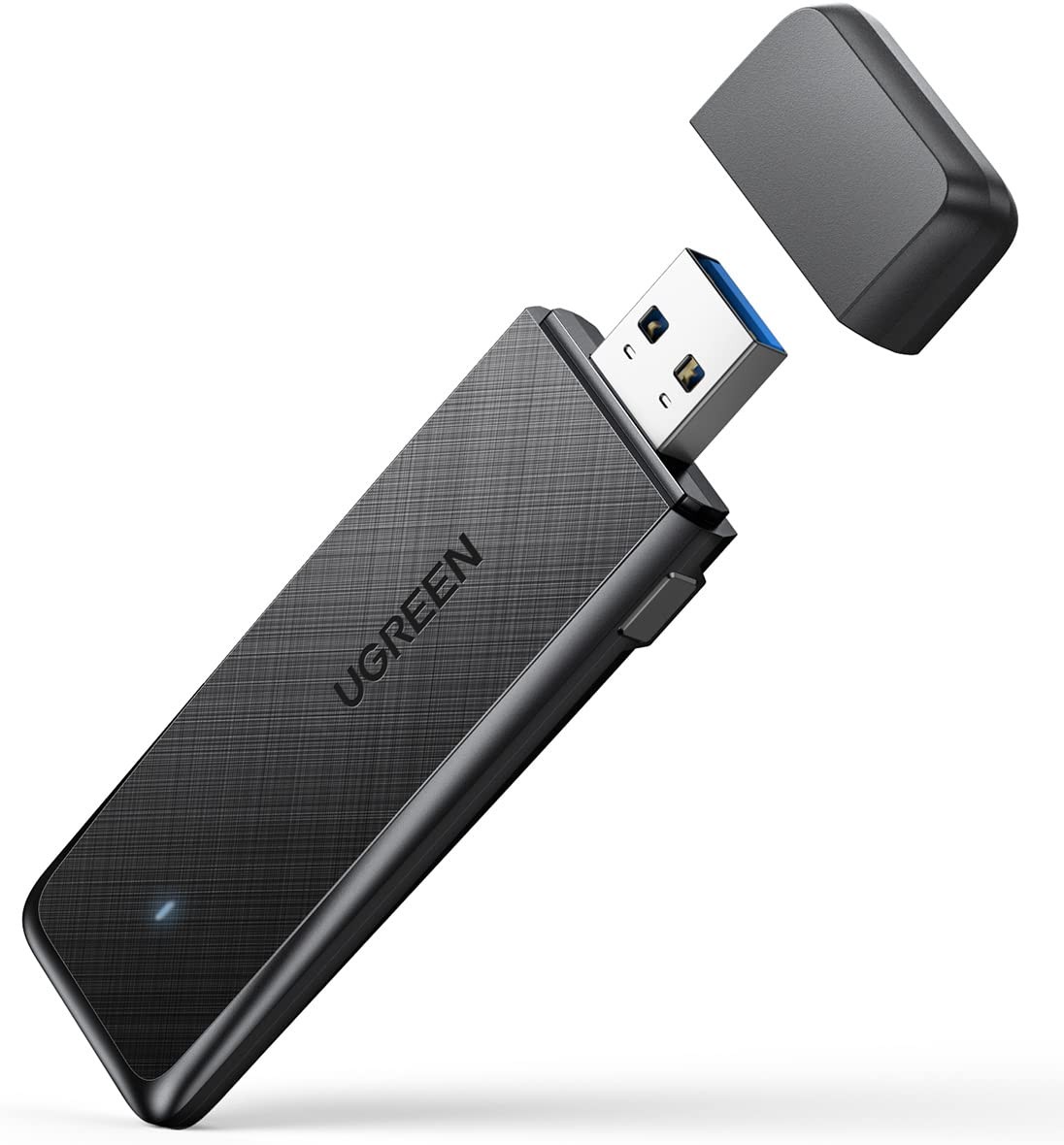 UGREEN Clé WiFi Puissante AC1300Mbps Dongle WiFi USB 3.0 Double Bande Adaptateur USB WiFi avec Bouton WPS Supporte Windows 11 10 8 7 Mac OS