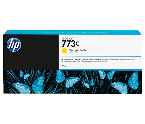 HP 773C Jaune - Cartouche d'encre HP d'origine