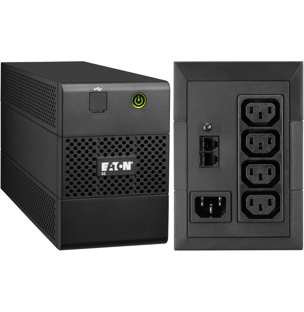 Onduleur Line-interactive Eaton 5E 5E650IUSB - 360 W / 650 VA - 4 prises C13