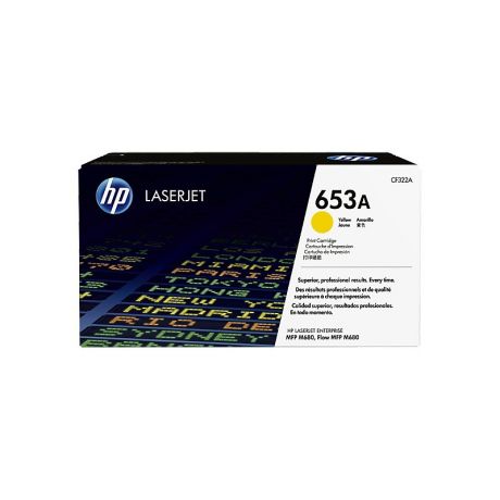 HP 653A Jaune - Toner HP LaserJet d'origine