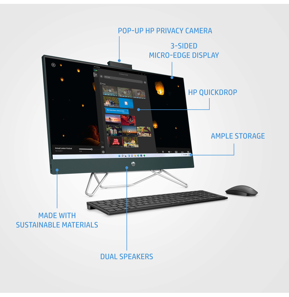 Ordinateur tout-en-un HP All-in-One 27-cb1002nk
