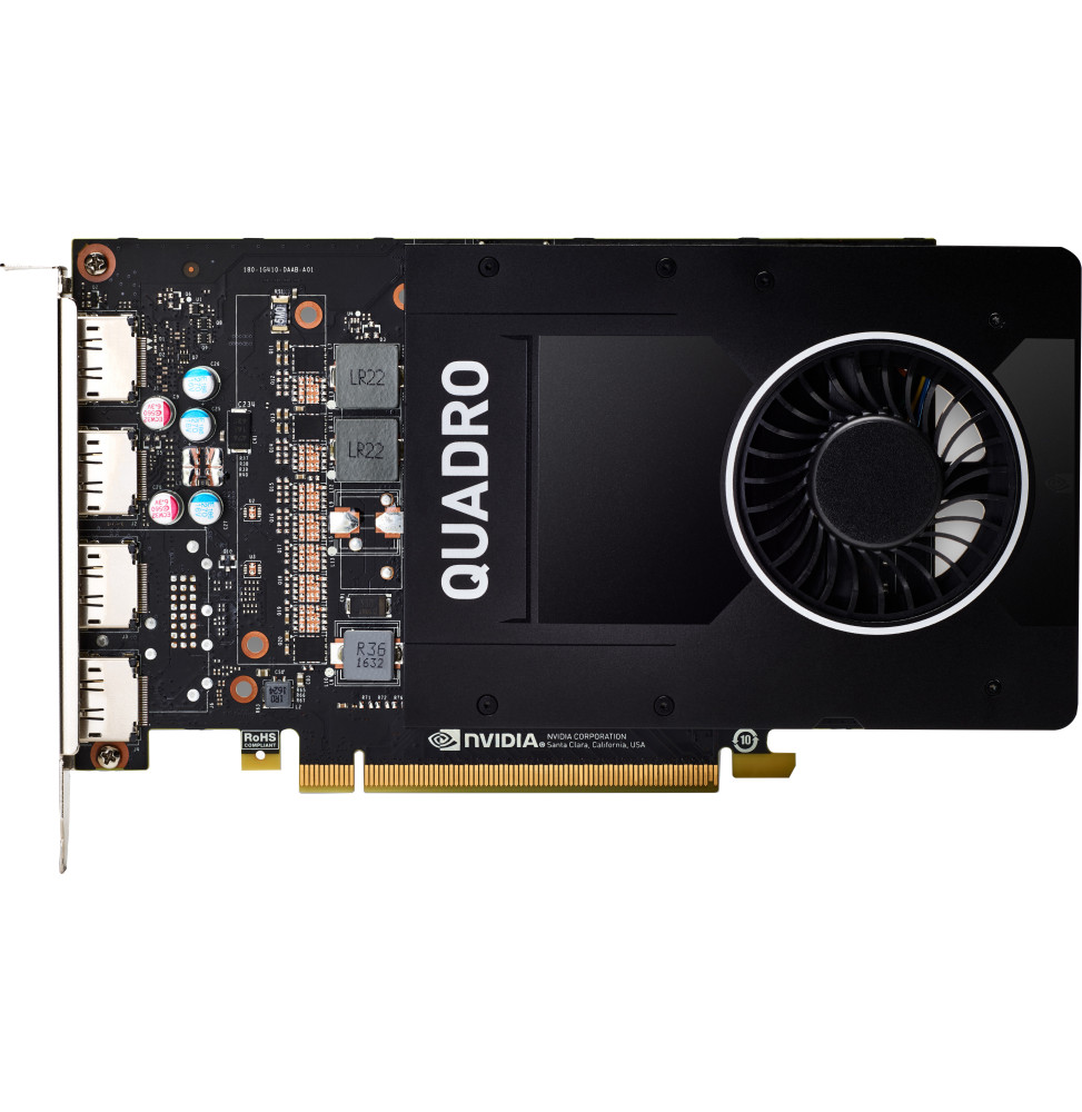Carte graphique NVIDIA Quadro P2200 5 Go DP GFX