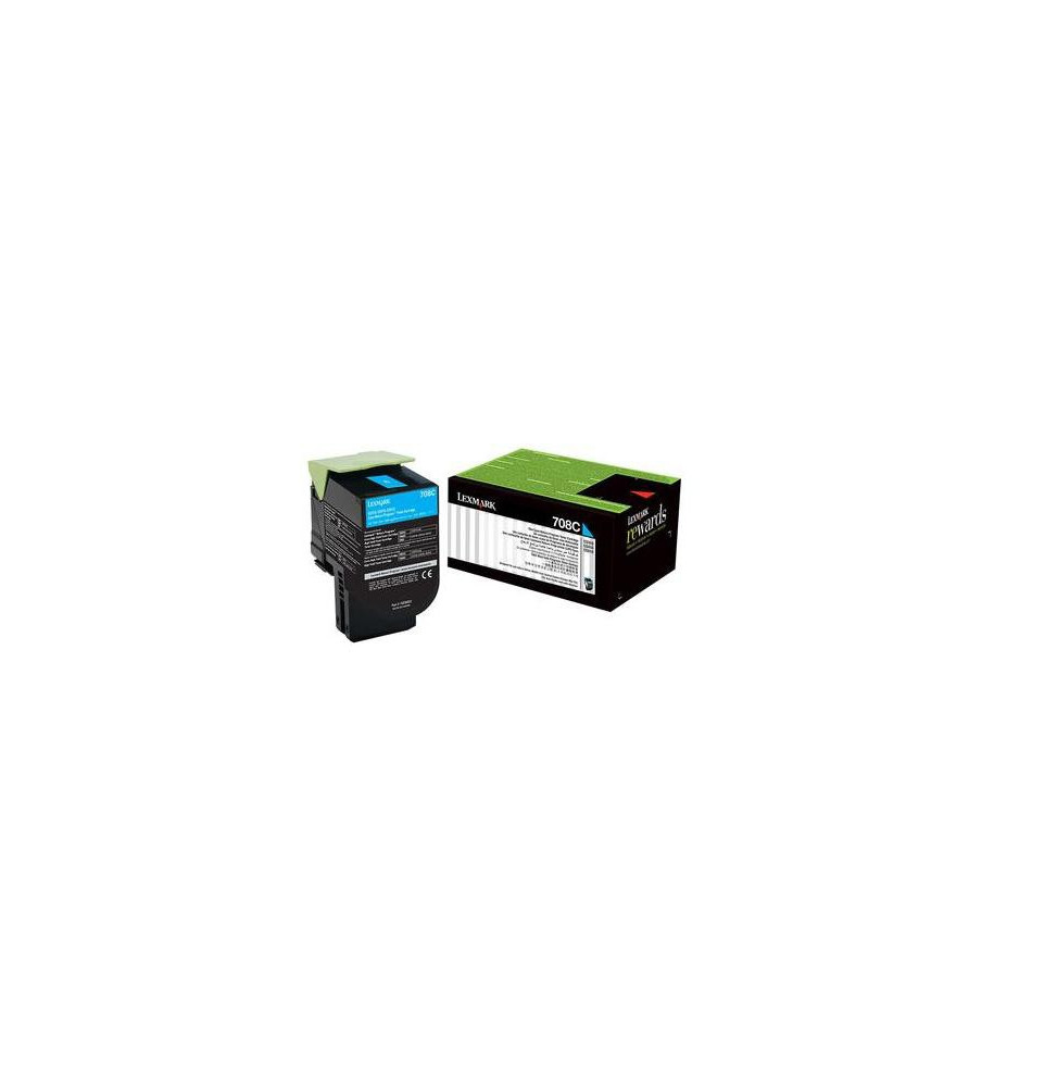 Cartouche de toner Cyan LEXMARK Return Program 1000 pages
