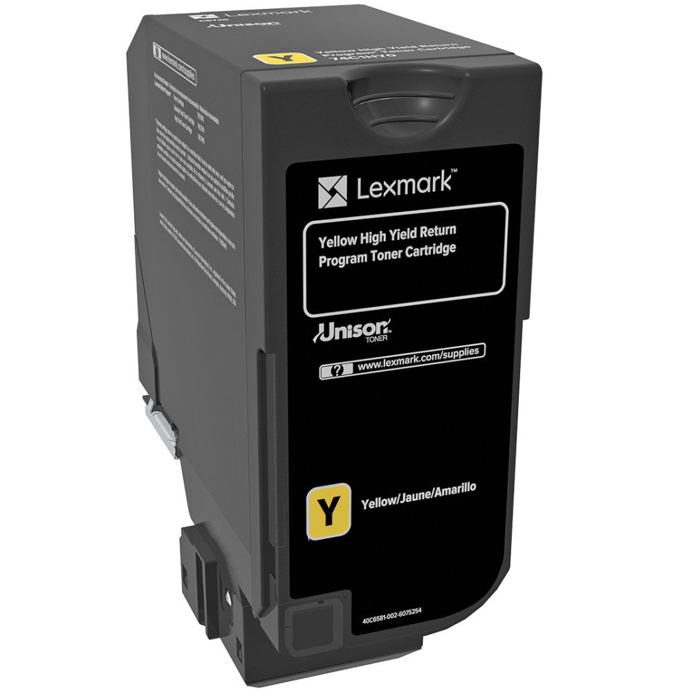 Lexmark CS/CX725 jaune - Cartouche de toner d'origine