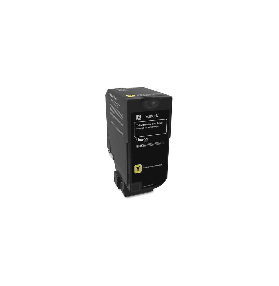 Lexmark CS720, CS/CX725 Jaune - Cartouche de toner d'origine
