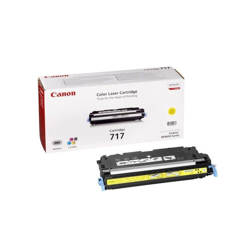 CANON 717 TONER ORIGINAL JAUNE