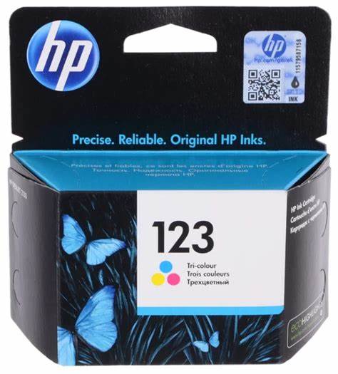 HP 123 trois couleurs - Cartouche d'encre HP d'origine