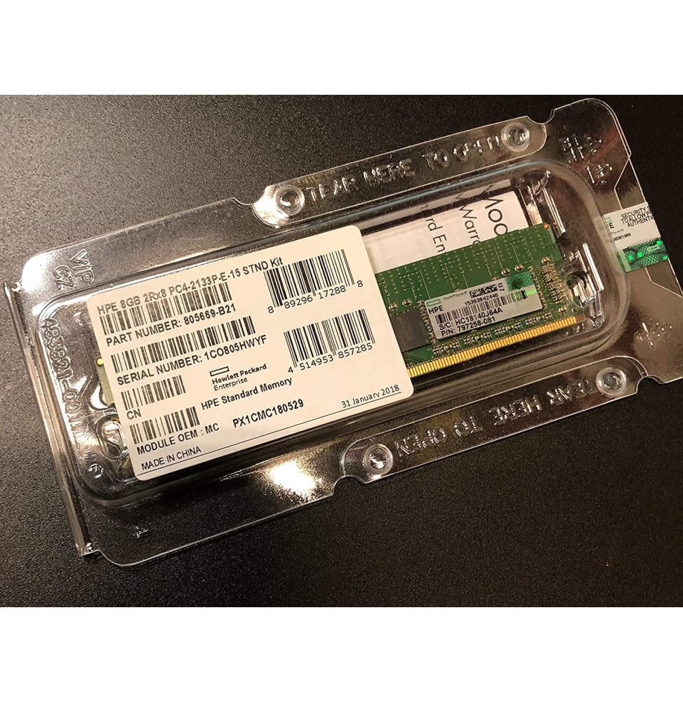 HPE 8GB 2Rx8 PC4-2133P-E-15 STND Kit