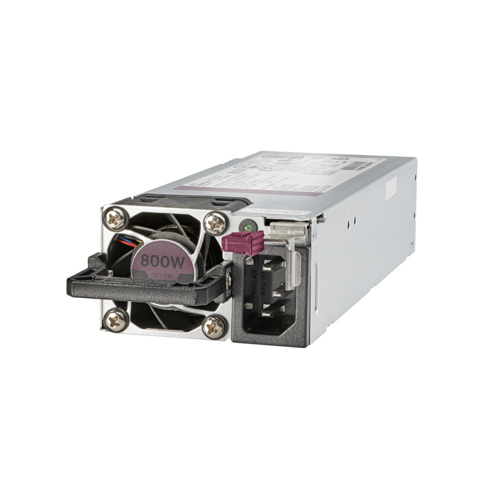 Kit d'alimentation HPE Platinum, à logement flexible, enfichable à chaud, faible teneur en halogène, 800 W