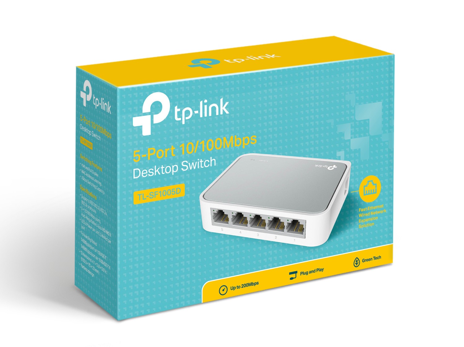 TP-Link TL-SF1005D - Commutateur Ethernet 5 ports 10/100 Mbps