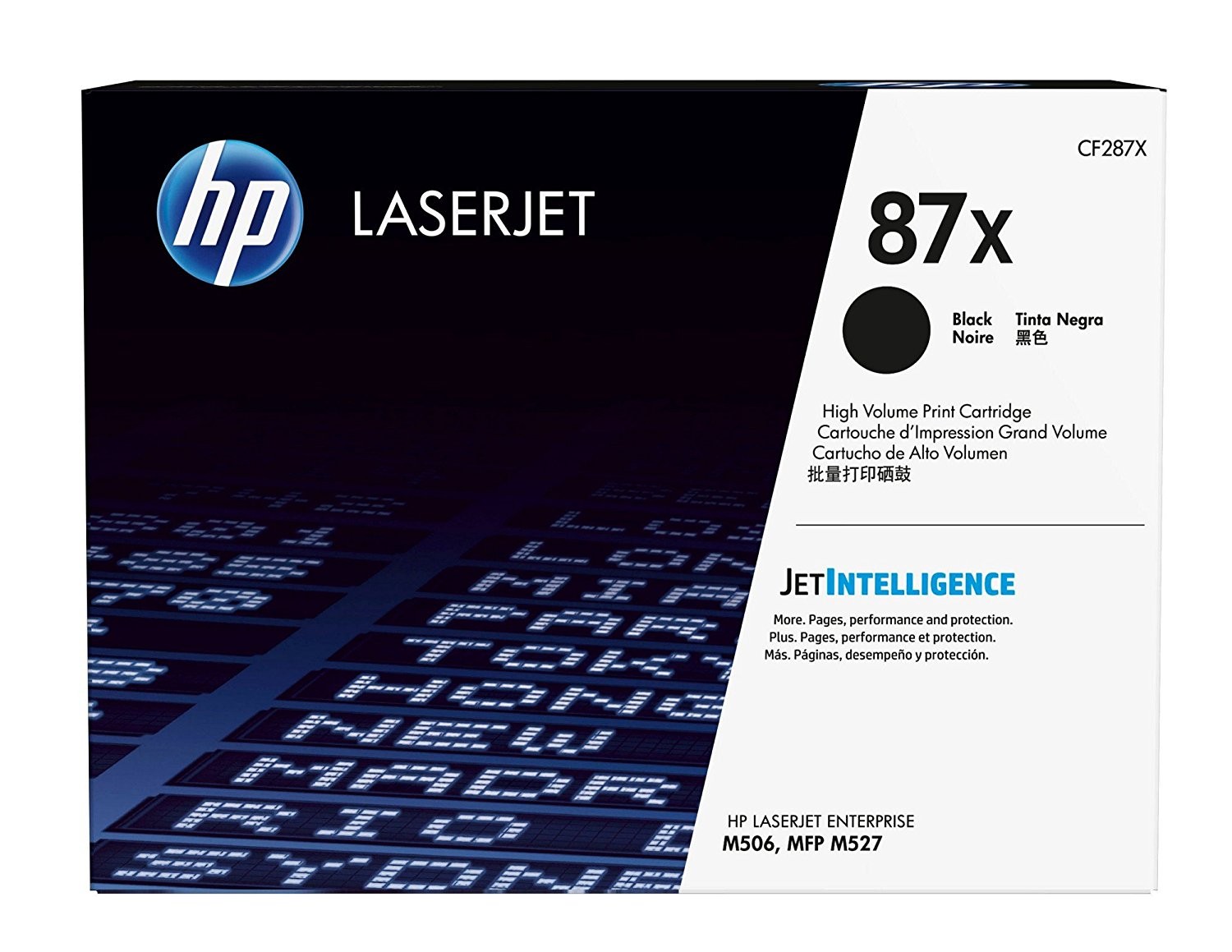 HP 87X Noir  - Toner grande capacité HP LaserJet d'origine