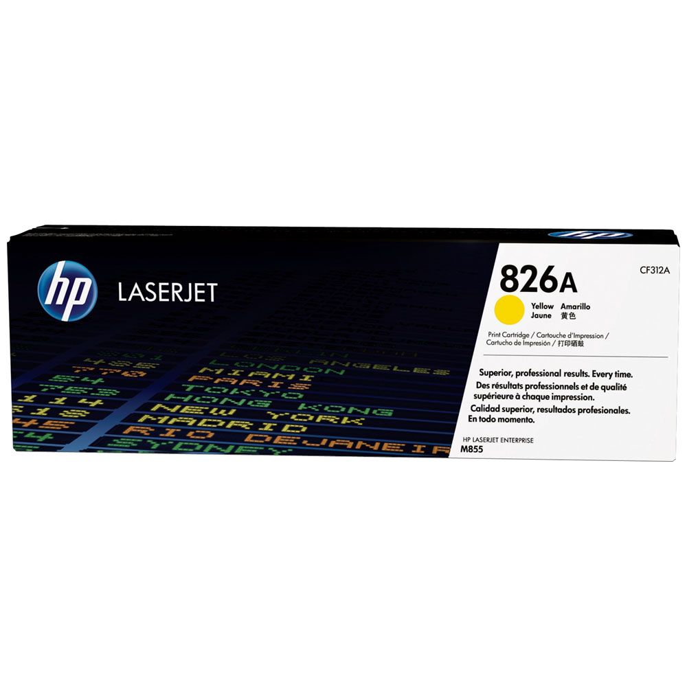 HP 826A Jaune - Toner HP LaserJet d'origine