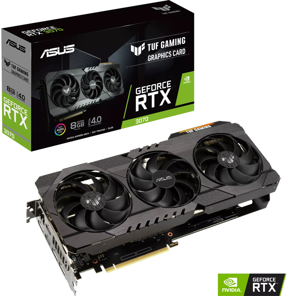 Carte graphique Asus TUF Gaming GeForce RTX™ 3070 V2 TUF-RTX3070-8G-V2-GAMING