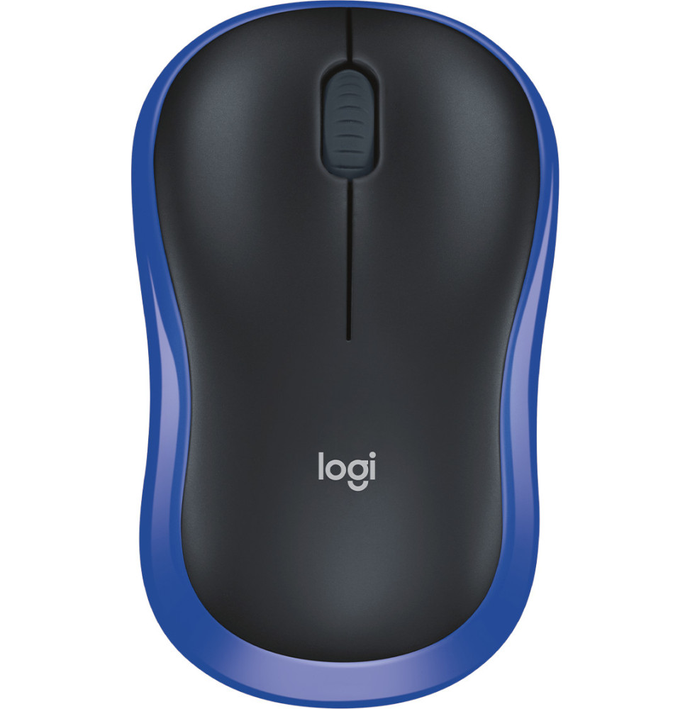 Souris sans fil Logitech M185 bleue