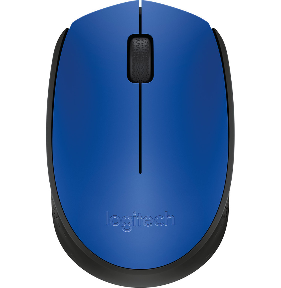 Souris sans fil Logitech M171 Bleu Noir