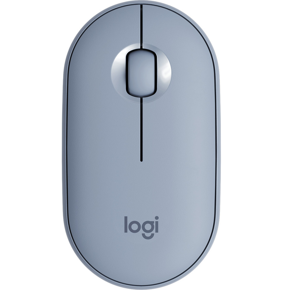 Souris sans fil Logitech Pebble M350 Bleu gris