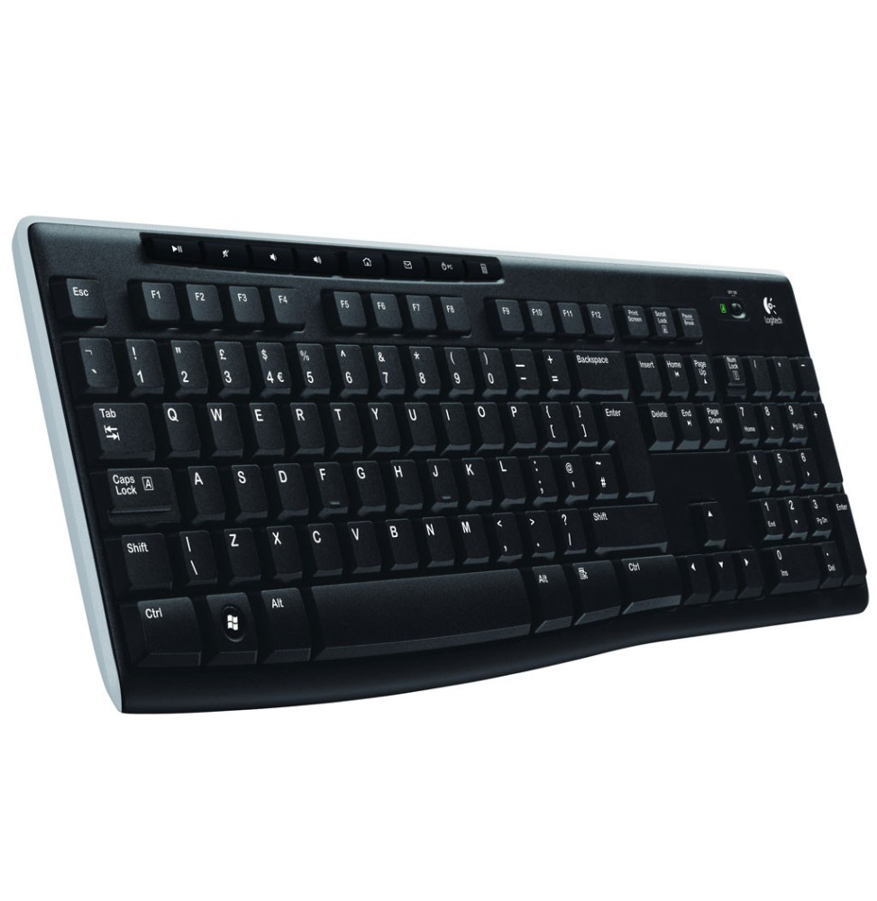Clavier Logitech Wireless Keyboard K270 - AZERTY