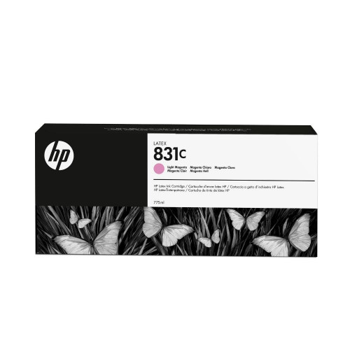 HP Cartouche d'encre Magenta Clair 831C Latex de 775 ml
