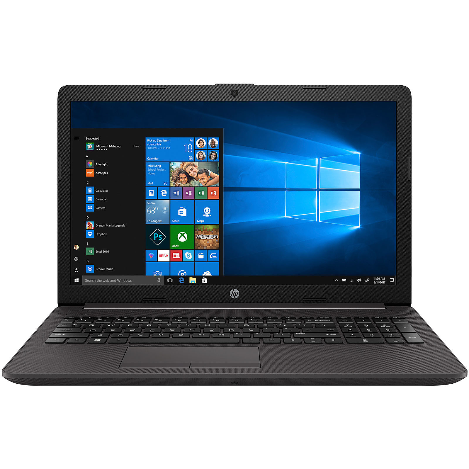 Ordinateur portable HP 250 G7 i3 10th Gen : Performances fiables et mobilité pratique, livré avec une sacoche