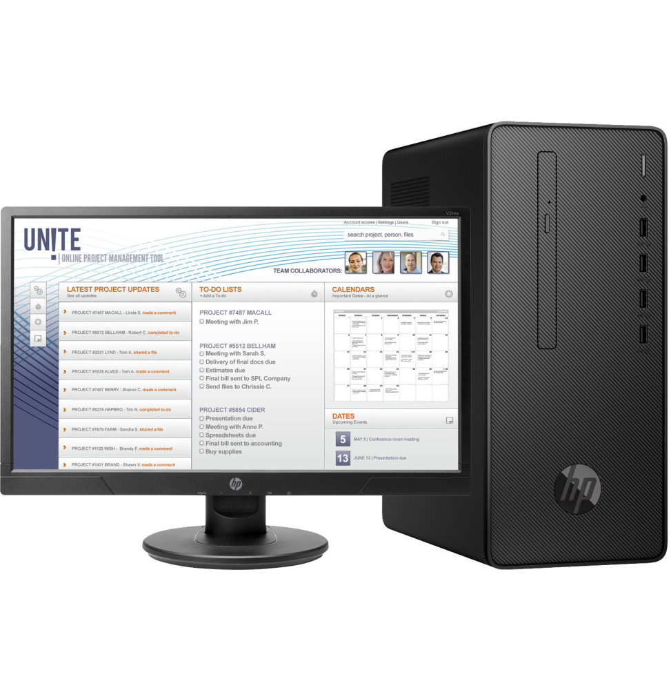 Ordinateur de bureau HP Pro 300 G3 - Tour