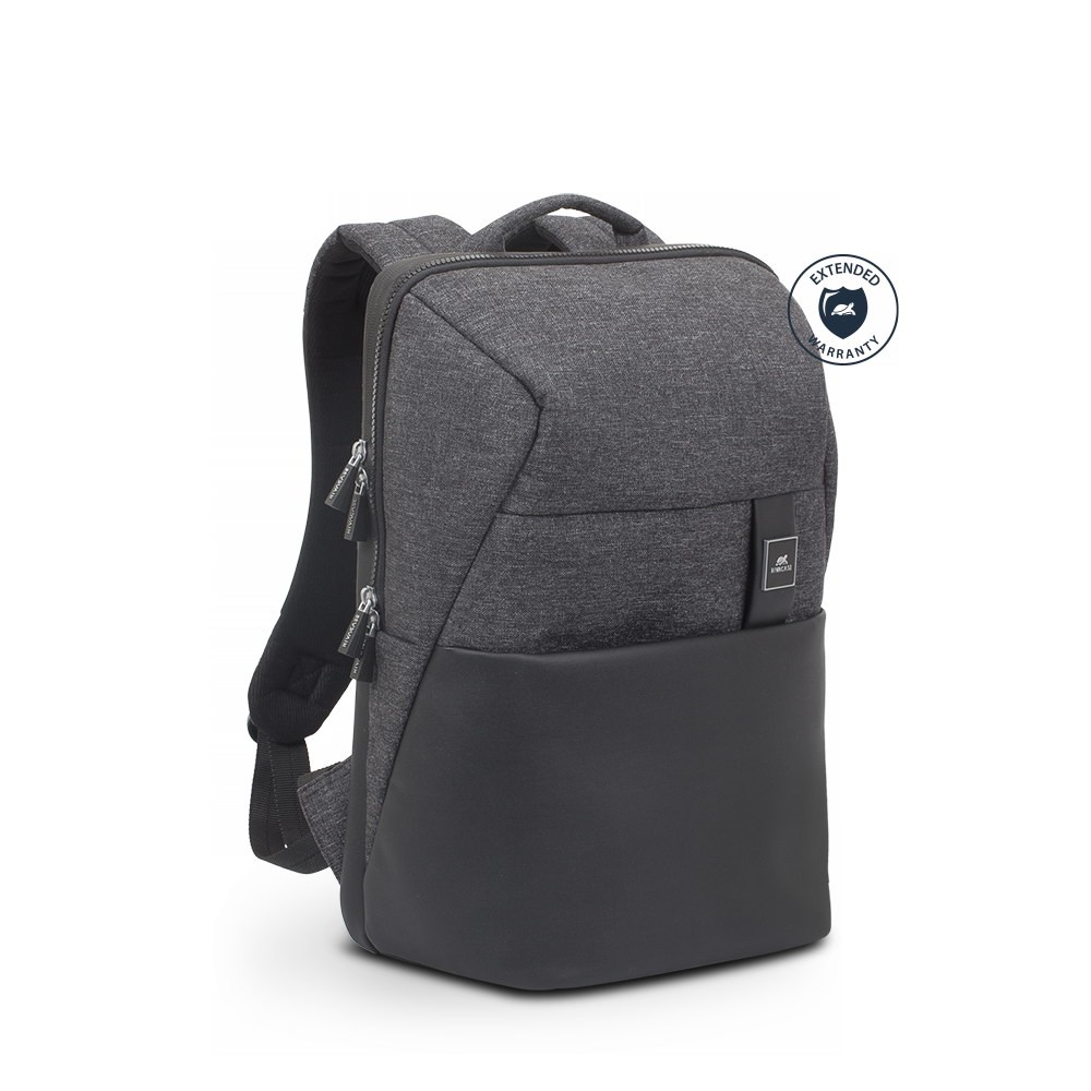 RIVACASE Sac noir chiné pour MacBook Pro 16 et Ultrabook 15,6