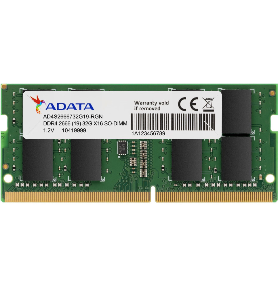Barrette mémoire ADATA Premier DDR4 2666 SO-DIMM 8G