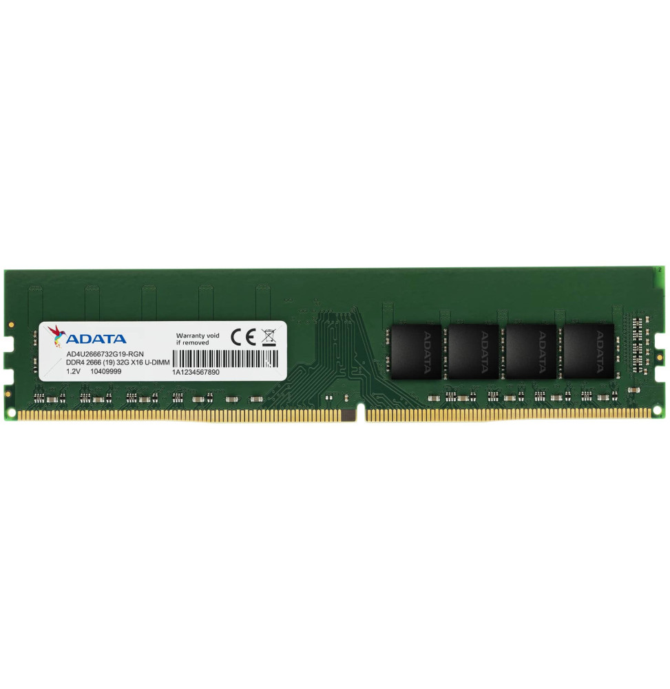Barrette mémoire ADATA DDR4-2666 U-DIMM 8GB - PC Bureau
