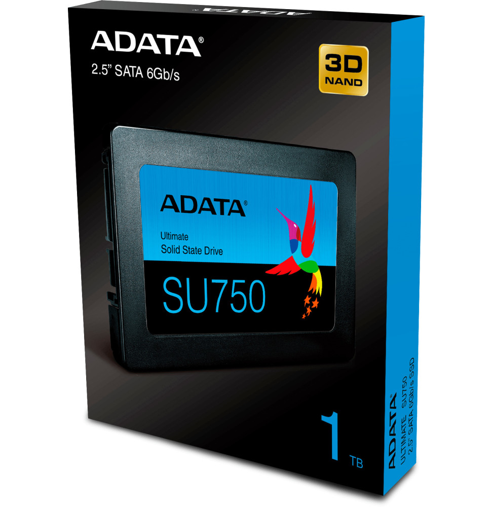 Disque Dur interne SSD ADATA SU750 2.5” - 1TB -