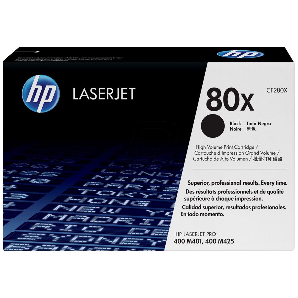 HP 80X Noir  - Pack de 2 toners HP LaserJet d'origine