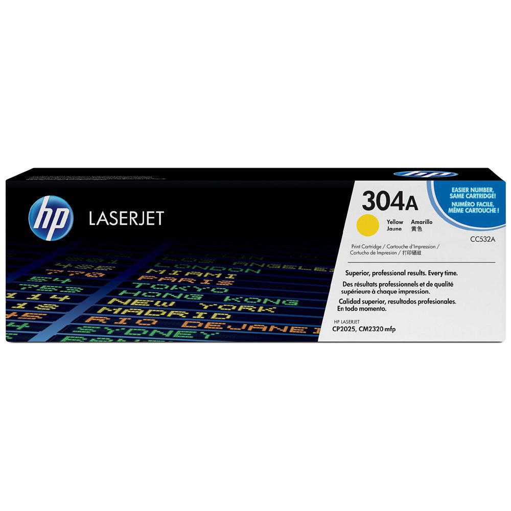 HP 304A Jaune - Toner HP LaserJet d'origine