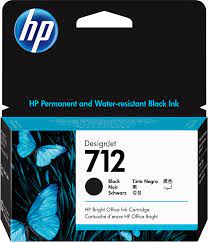HP 712 Noir - Cartouche d'encre grande capacité HP d'origine