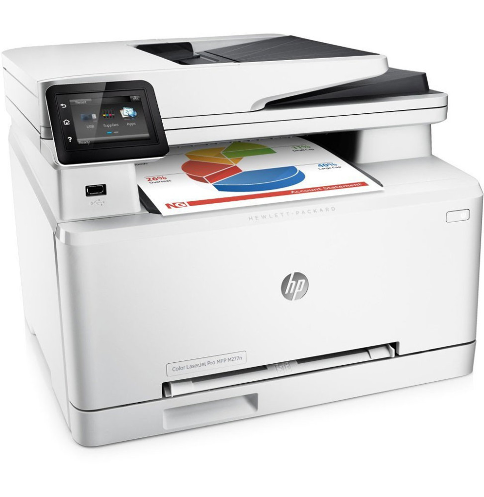 Imprimante Multifonction Laser HP Color LaserJet Pro MFP M277n