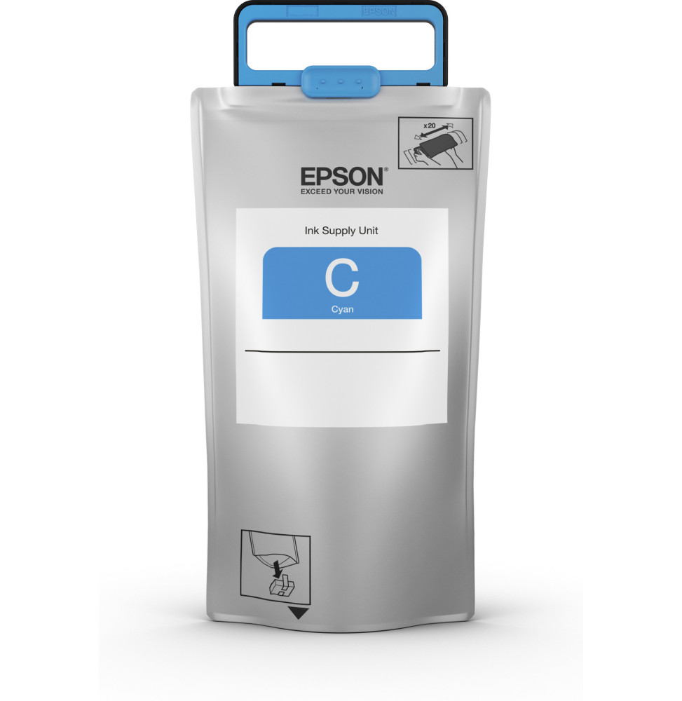 Unité d'alimentation en encre Cyan XXL pour Epson WF-R8590