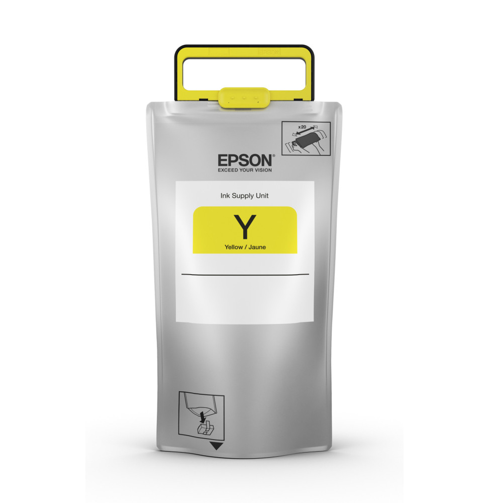 Unité d'alimentation en encre Jaune XXL pour Epson WF-R8590