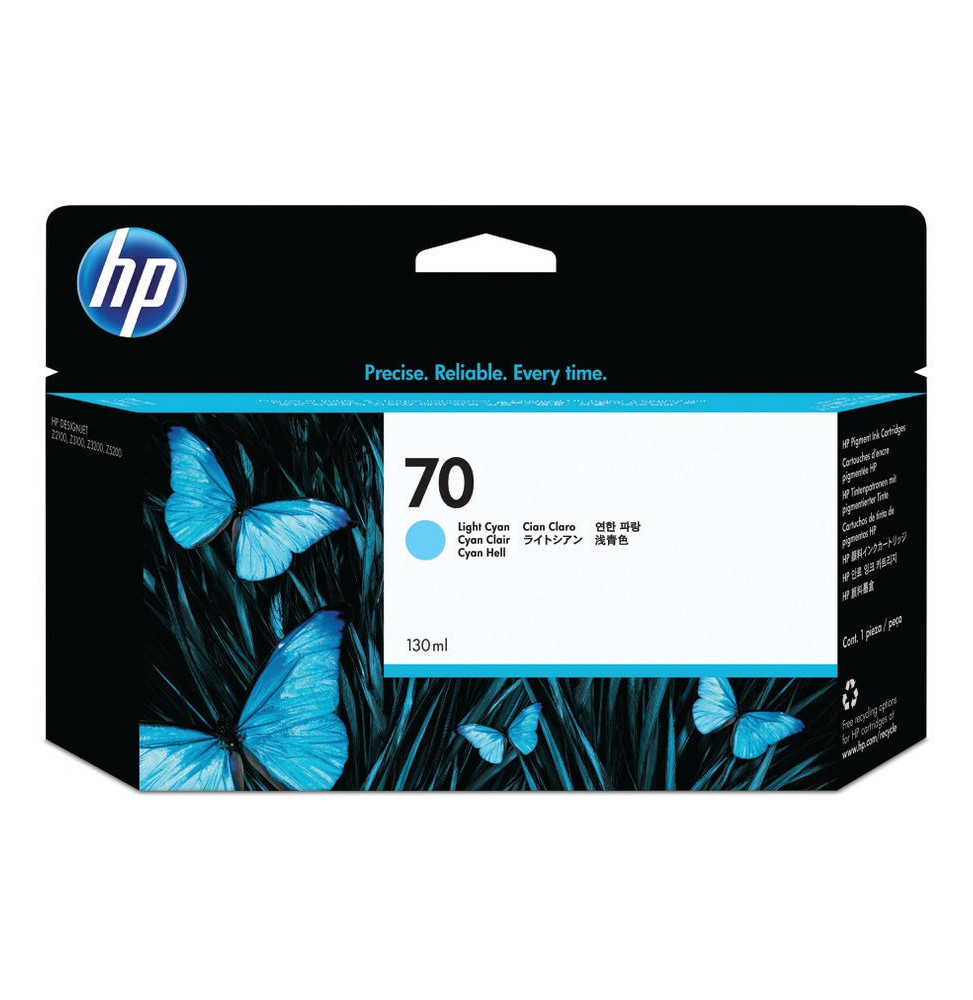 HP 70 Cyan clair - Cartouche d'encre HP d'origine
