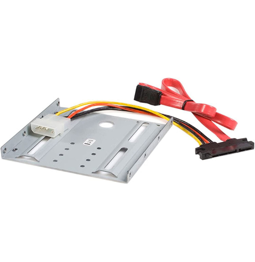 Kit de Montage pour Disque Dur SATA ou SSD 2.5" dans Emplacement Frontal 3.5"