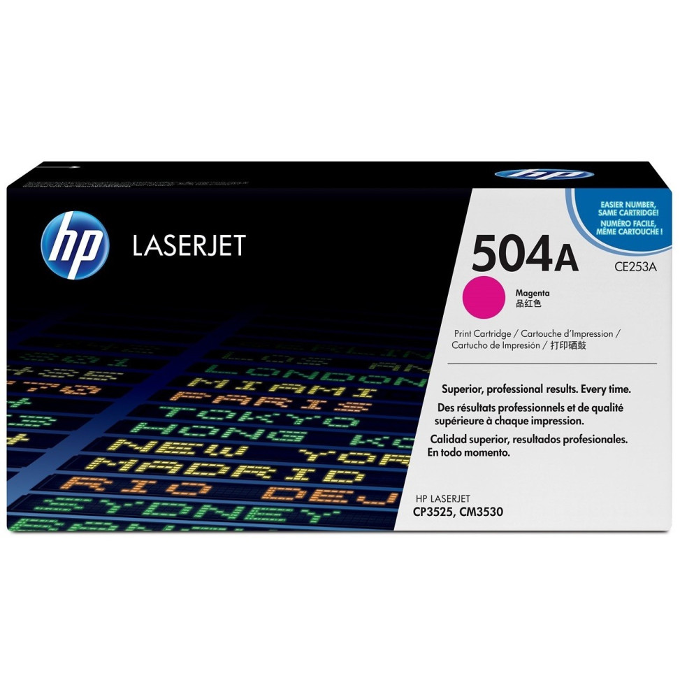 HP 504A Magenta - Toner HP LaserJet d'origine
