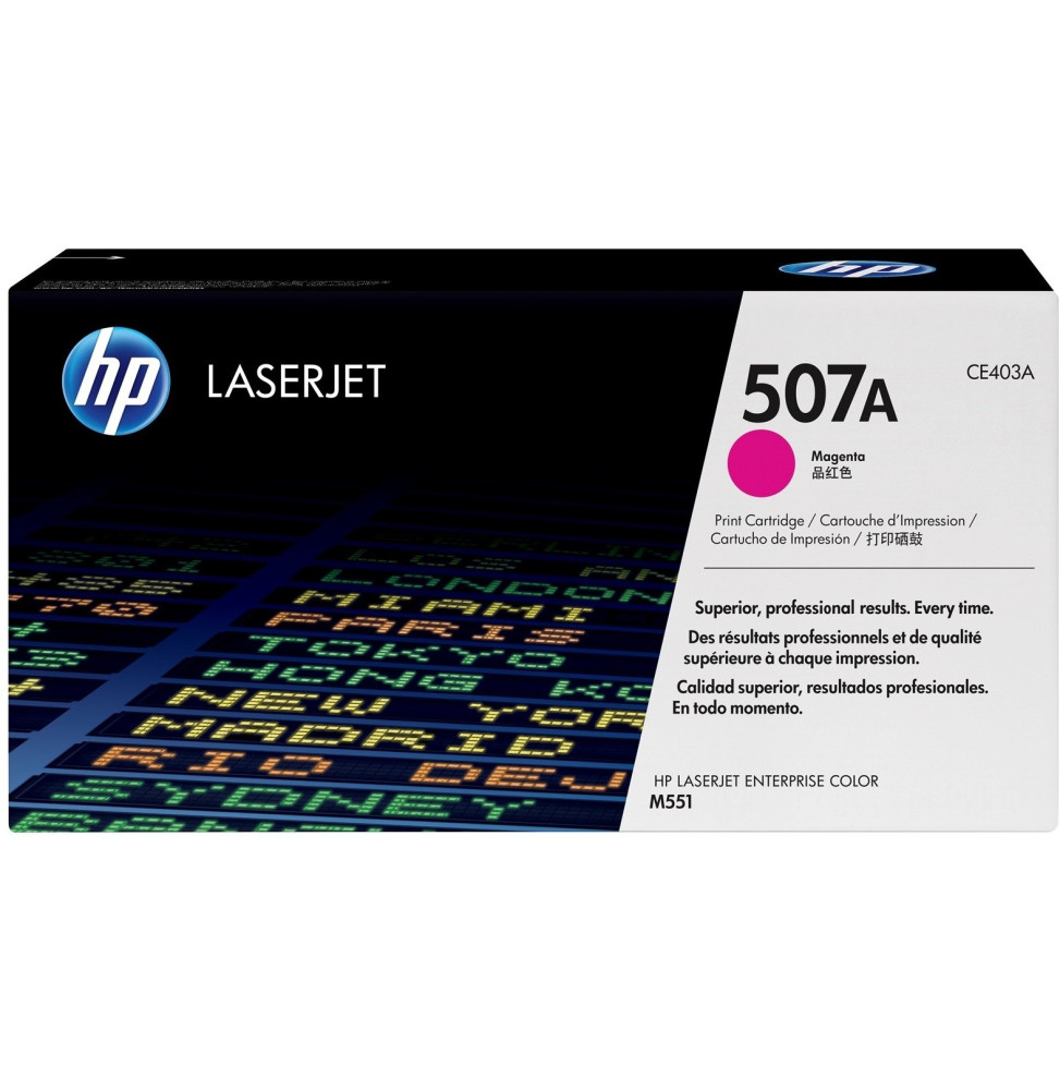 HP 507A Magenta - Toner HP LaserJet d'origine