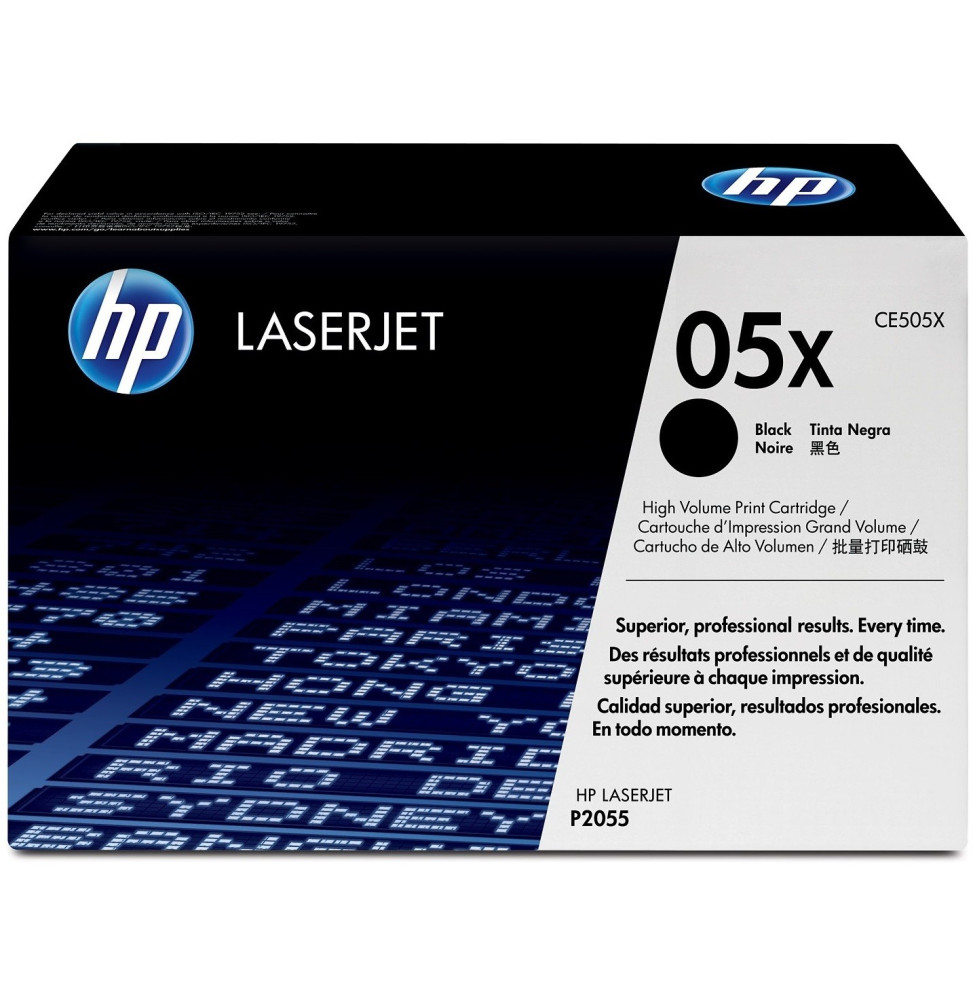 HP 05X Noir - Toner HP LaserJet d'origine